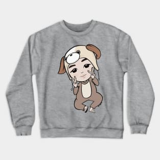 Jimin as Cutey the doggie Crewneck Sweatshirt